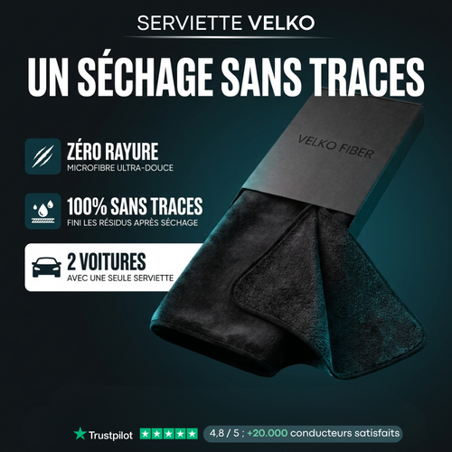 Serviette Microfibre Velko XL - FIBRAPURE™